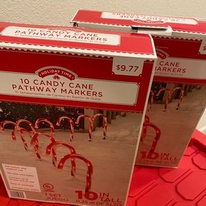 2 boxes of Candy Cane Pathway Markers